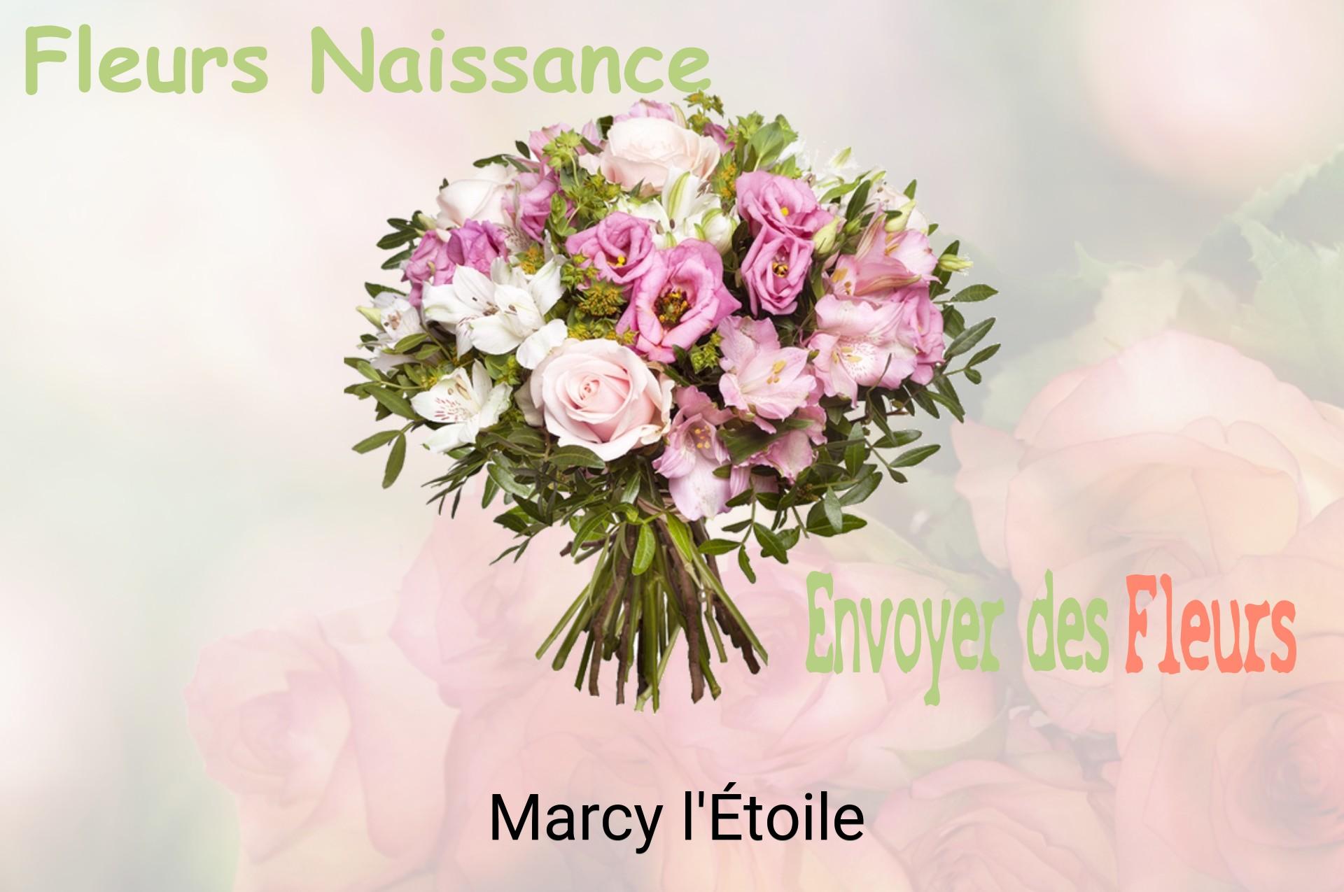 Bouquet de fleurs de naissance livré à Marcy-l'Étoile