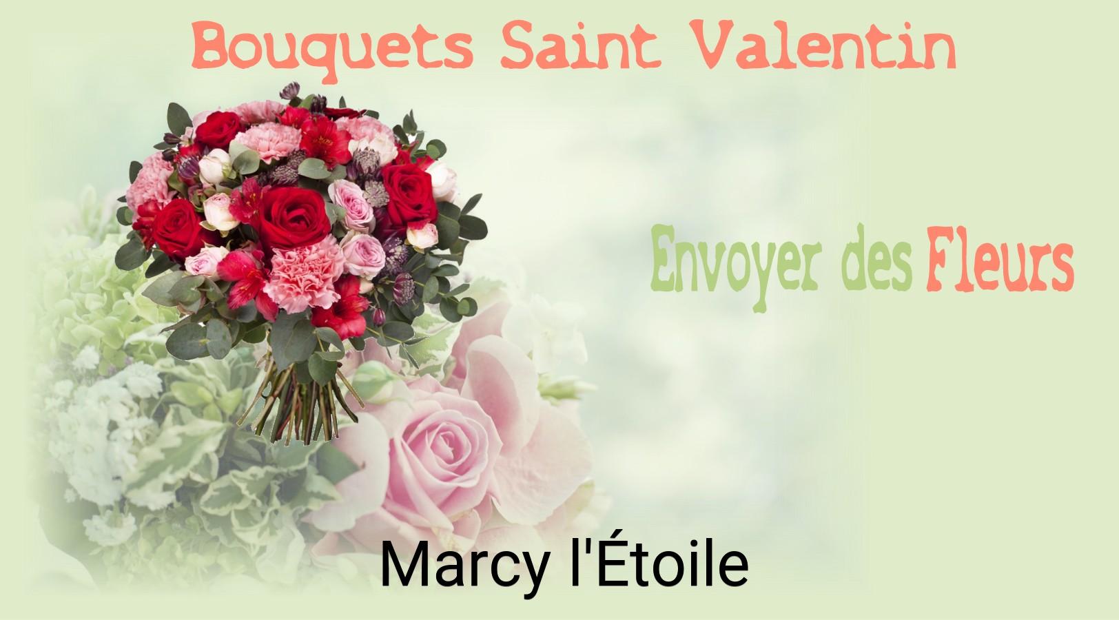 Roses de Saint-Valentin livrées à Marcy-l'Étoile